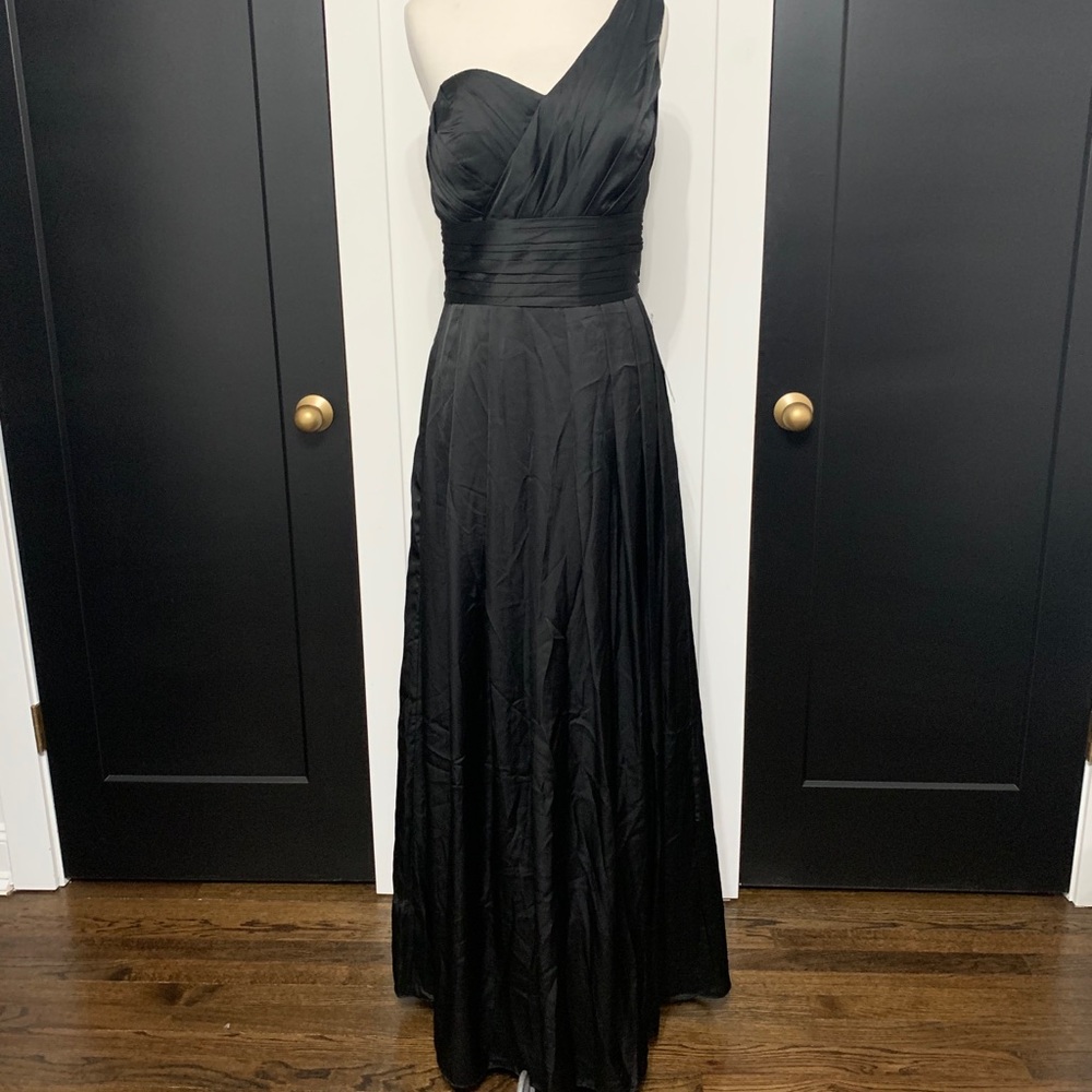 Bill Levkoff one shoulder dress